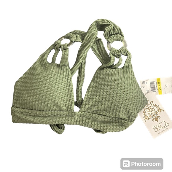 Becca Swim Bikini Top M NWT - Picture 1 of 5